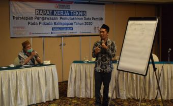 Persiapan Pengawasan Pemutakhiran Data Pemilih, Galeh Paparkan Strategi Pengawasan Coklit