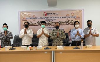Bawaslu Kaltim Gelar Tradisi Halal Bihalal 