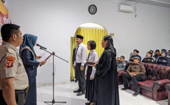 Bawaslu Kaltim hadir dalam pelantikan PAW Anggota Panwaslu Kecamatan Talisayan dan Kelay Berau 