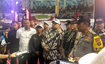 Bawaslu Hadiri Deklarasi Damai Pada Pemilihan Serentak Tahun 2024 Provinsi Kalimantan Timur 