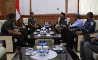 Audiensi Dengan Kodam VI, Bawaslu Kaltim Bahas Kesiapan Pelaksanaan Pemilihan Serentak di Kaltim 