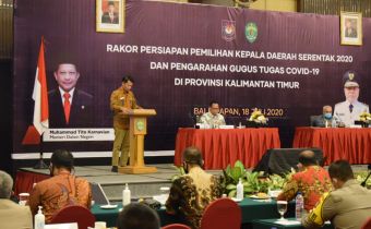 Rakor Dengan Mendagri, Bawaslu Kaltim Laporkan Temuan Pelanggaran Oknum ASN