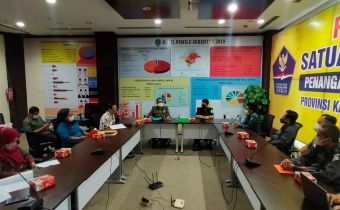 Audiensi Hubungan antar Lembaga Bawaslu Kaltim dan Badan Kesbangpol Pemerintah Kaltim