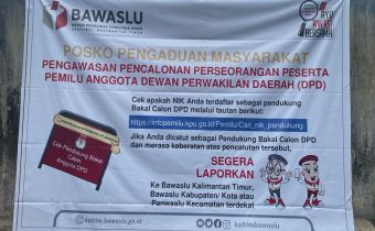 Sebanyak 16 Orang Mengadu Ke Bawaslu Karena Dicatut Sebagai Pendukung DPD