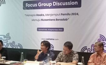 Bawaslu Kaltim menghadiri FGD bertemakan Menepis Hoax, Menjemput Pemilu 2024 menuju Nusantara Beradab 