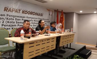 Pastikan Tahapan Kampanye Berjalan dengan Kondusif, Bawaslu Kaltim Gelar Rapat Koordinasi Bersama Panwascam 