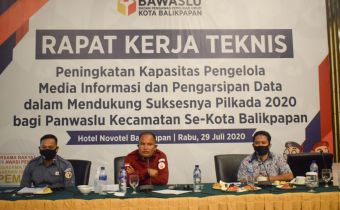 Rakernis Samakan Persepsi Pengawasan Pilkada 2020 