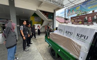 Galeh Akbar Tanjung Lakukan Monitoring Pendistribusian Logistik Ke TPS 