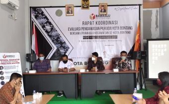 Evaluasi Pengawasan, Bawaslu Bontang Apresiasi Kinerja Pengawas Ad Hoc