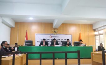 Bawaslu Kaltim Gelar Sidang Laporan Dugaan Pelanggaran Administrasif Pemilu 
