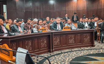 Bawaslu Kaltim Hadiri Sidang Pembacaan Putusan Perkara Perselisahan Hasil Pemilihan Gubernur dan Wakil Gubernur di Mahkamah Konstitusi 