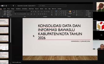 Rapat Konsolidasi Pengelolaan Data dan Informasi Bawaslu Kabupaten/Kota Tahun 2026