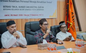 Ngabuburit Pengawasan yang diselenggarakan oleh Bawaslu Kota Samarinda pada Jumat (06/03/2026)