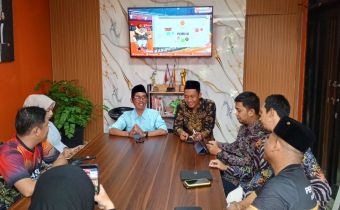 Safari Ramadan ke Bawaslu Kabupaten Kutai Kartanegara pada Jumat (6/3/2026).