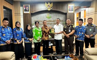 Jajaran Bawaslu Kaltim bersama Kejati Kaltim